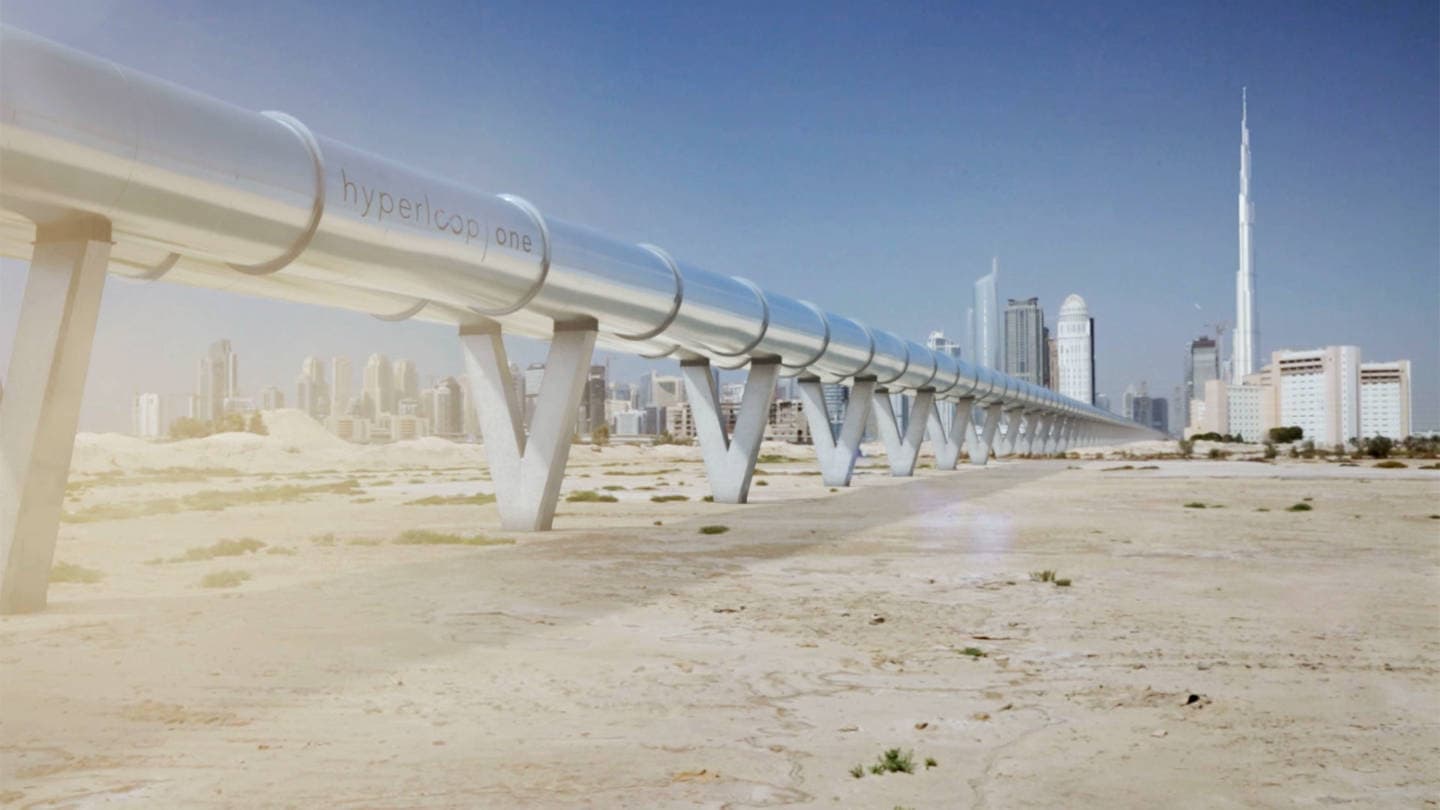 Hyperloop One Wants to Carry Self-Driving Cars in Its 760-MPH Tubes