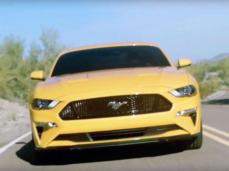 Leaked 2018 Ford Mustang GT Video Reveals One Squinty Muscle Car