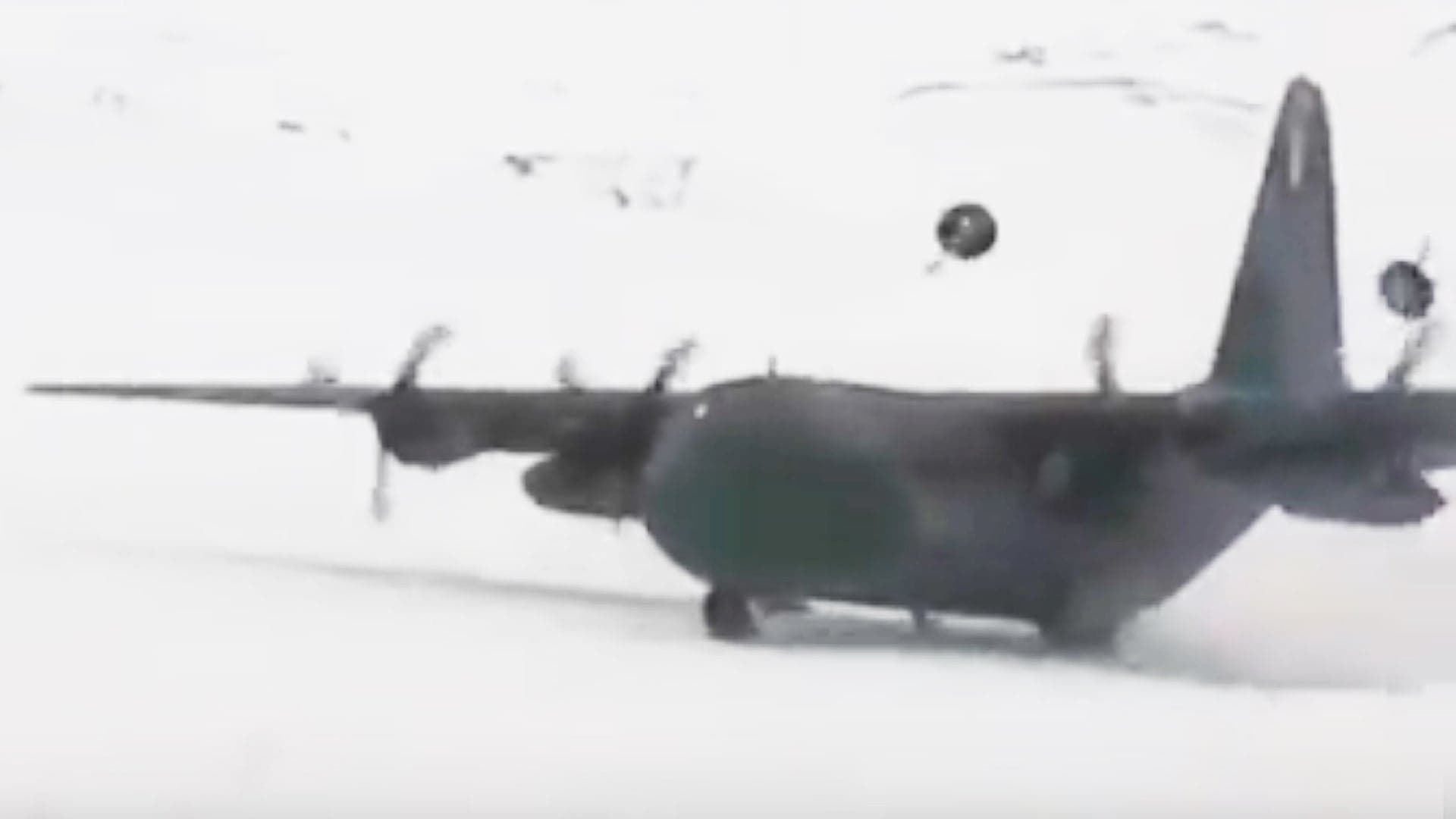 This Video Of A Brazilian C-130 Hercules Crashing In Antarctica Is Nuts