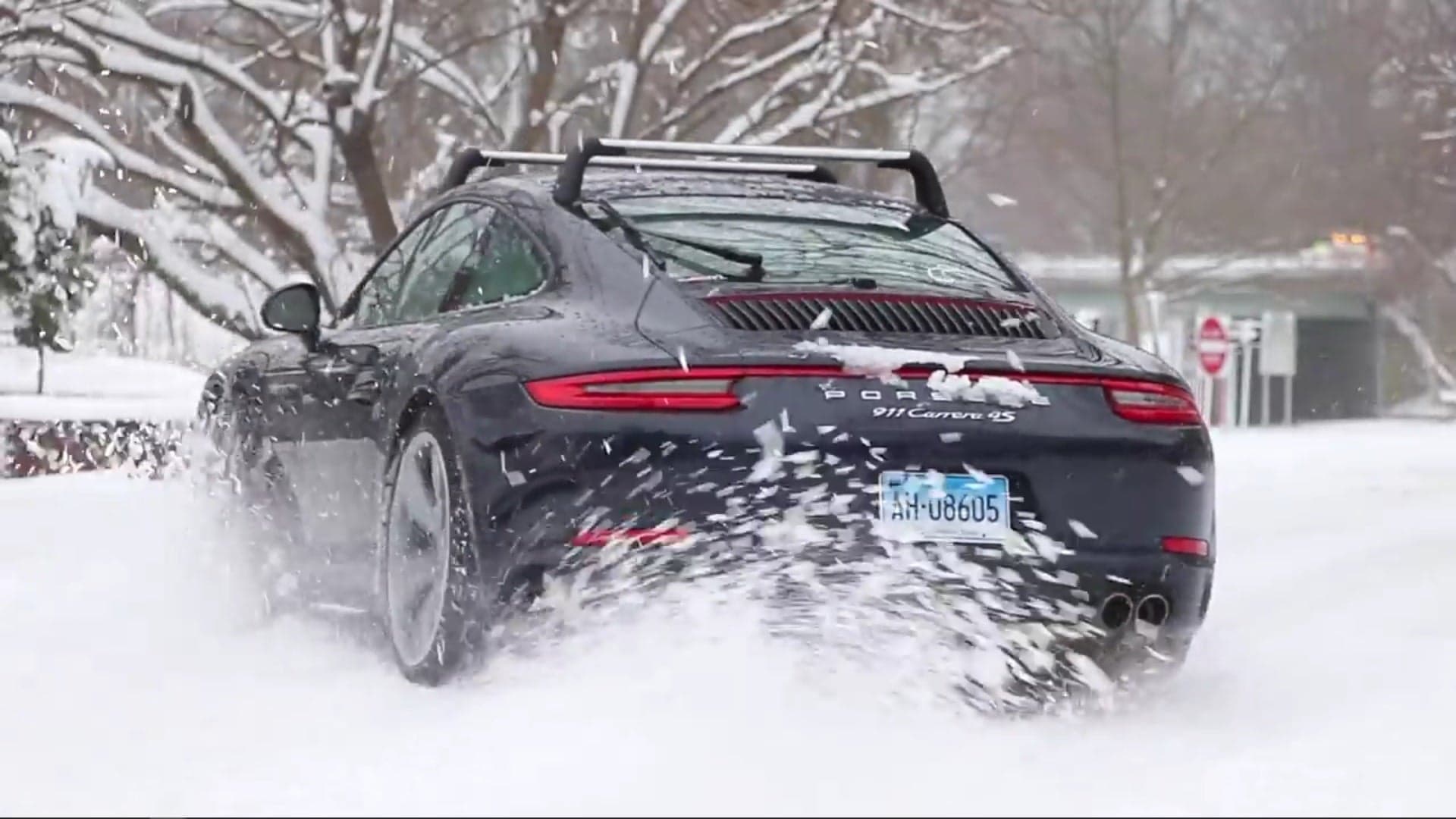 Taking A Porsche 991.2 Carrera 4S For A Spin In The Snow