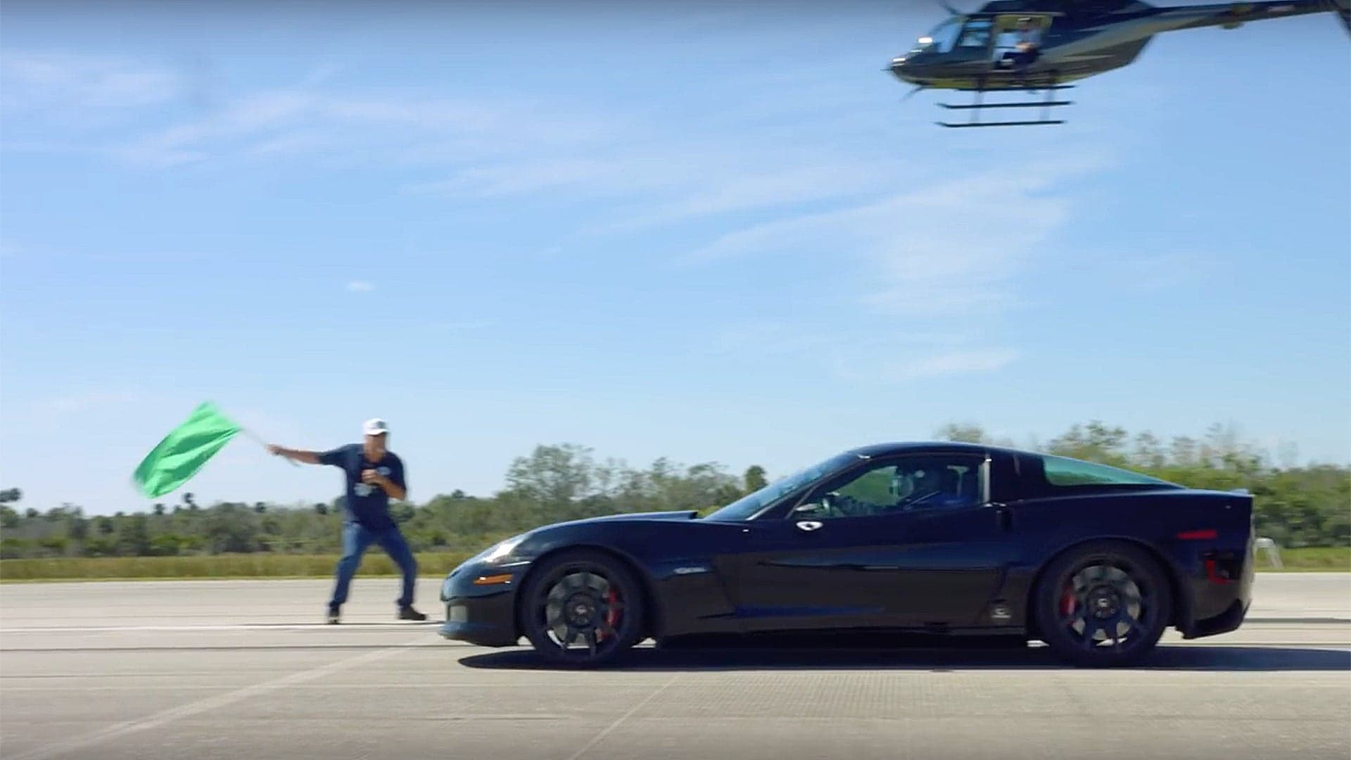 Watch This 700-HP Electric Chevy Corvette Blast from 0 to 190 MPH in One Mile