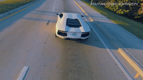 Watch This Lamborghini Aventador Lead A Racing Drone On A Crazy Chase