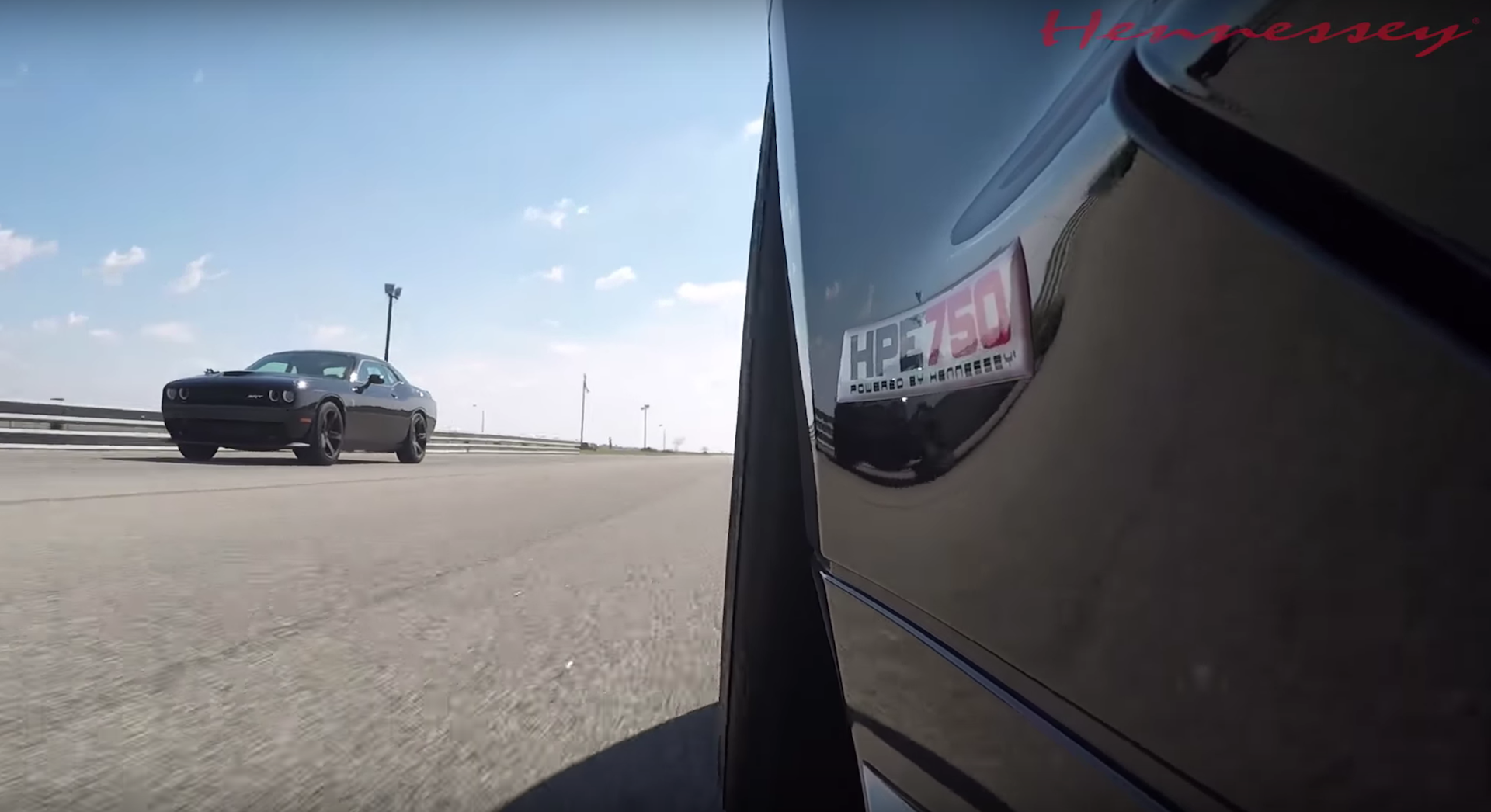 Watch This Hennessey Camaro ZL1 Whip a Dodge Challenger Hellcat in a Race