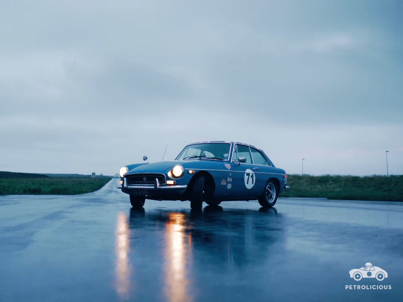 Watch This Daily Driven 1971 MGB GT Drift Around Iceland
