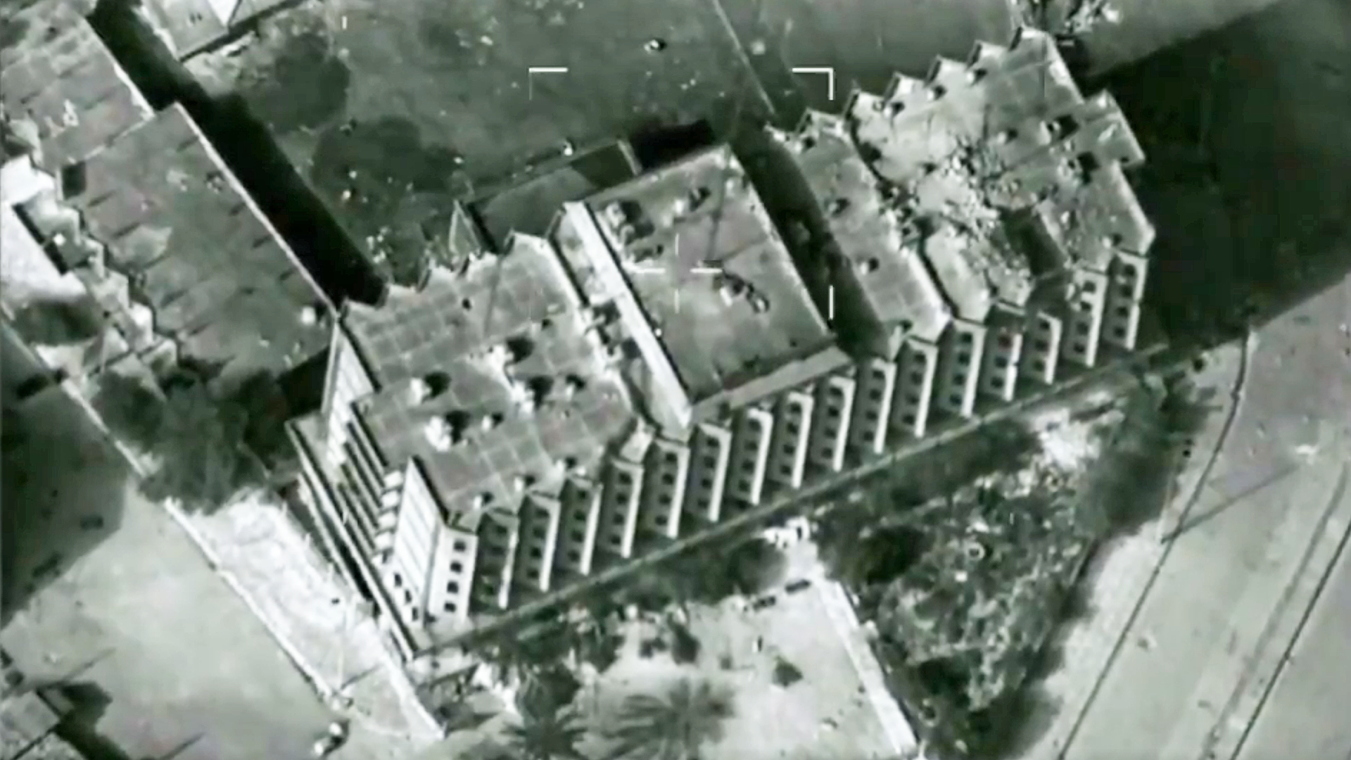 Watch a B-52 Obliterate This Massive ISIS Held Hotel In Mosul