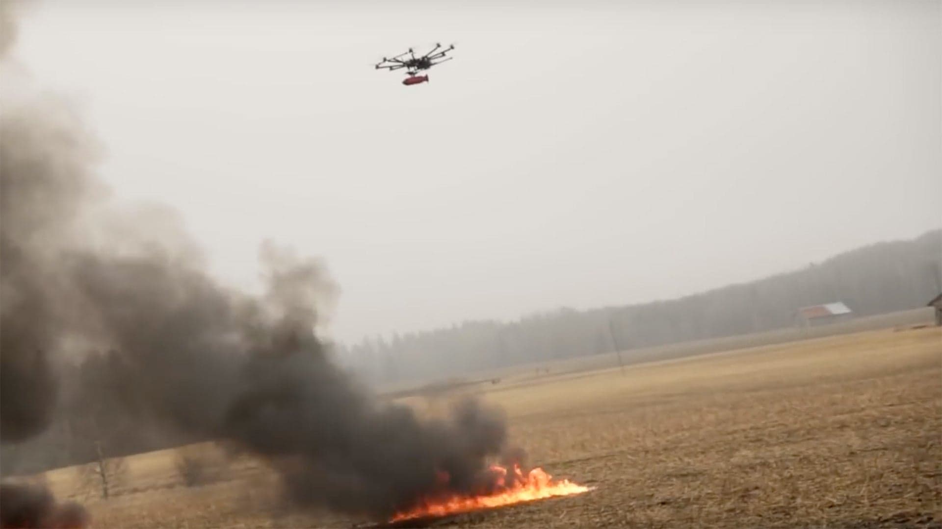 YouTubers Create Drone That Fights Fires With Explosives