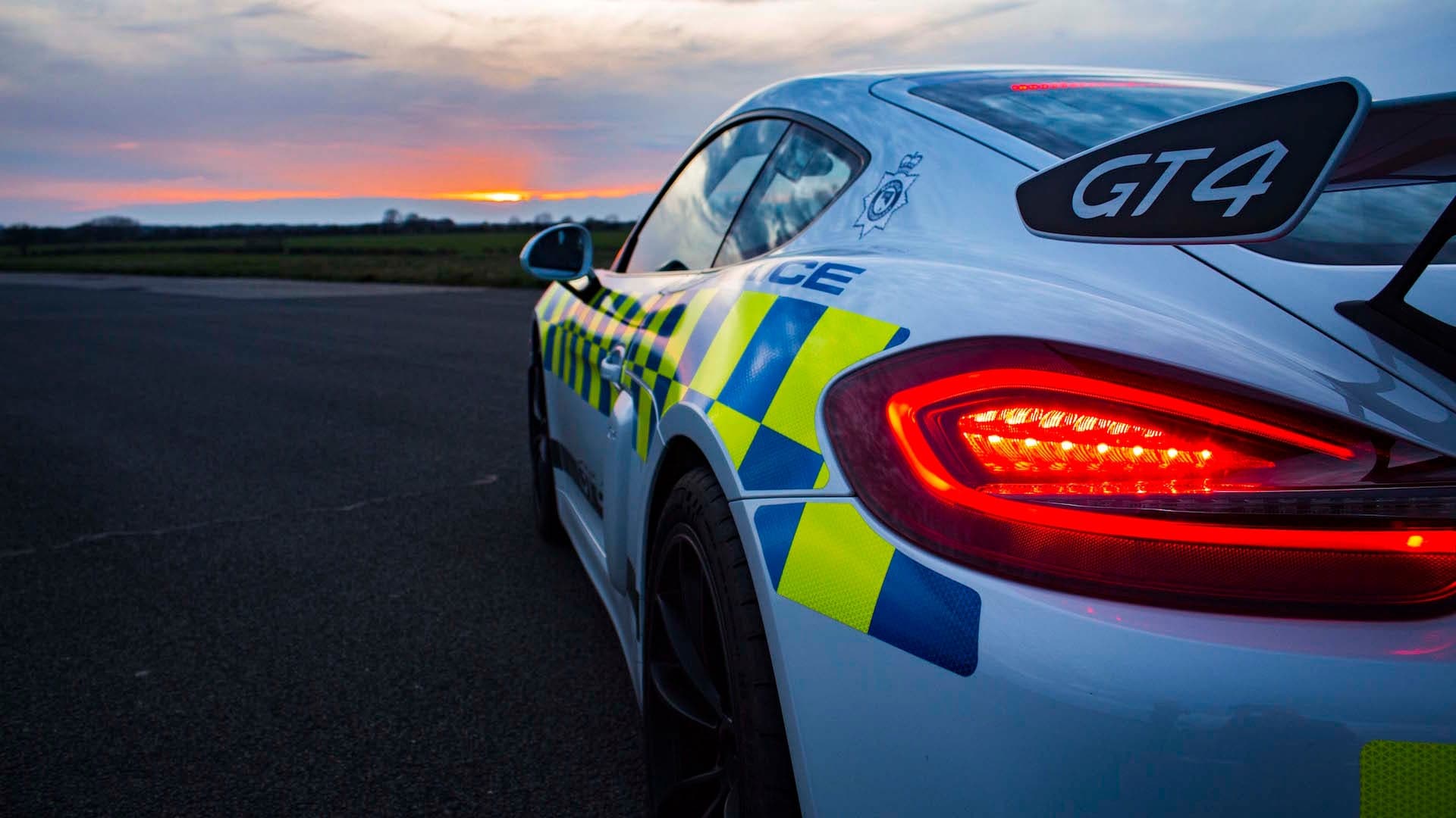 British Police Department Gifted a Porsche Cayman GT4 to Educate Young Drivers