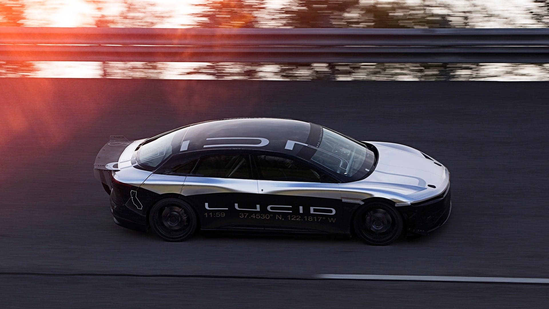 Lucid Air Hits 217 MPH On Ohio Test Track