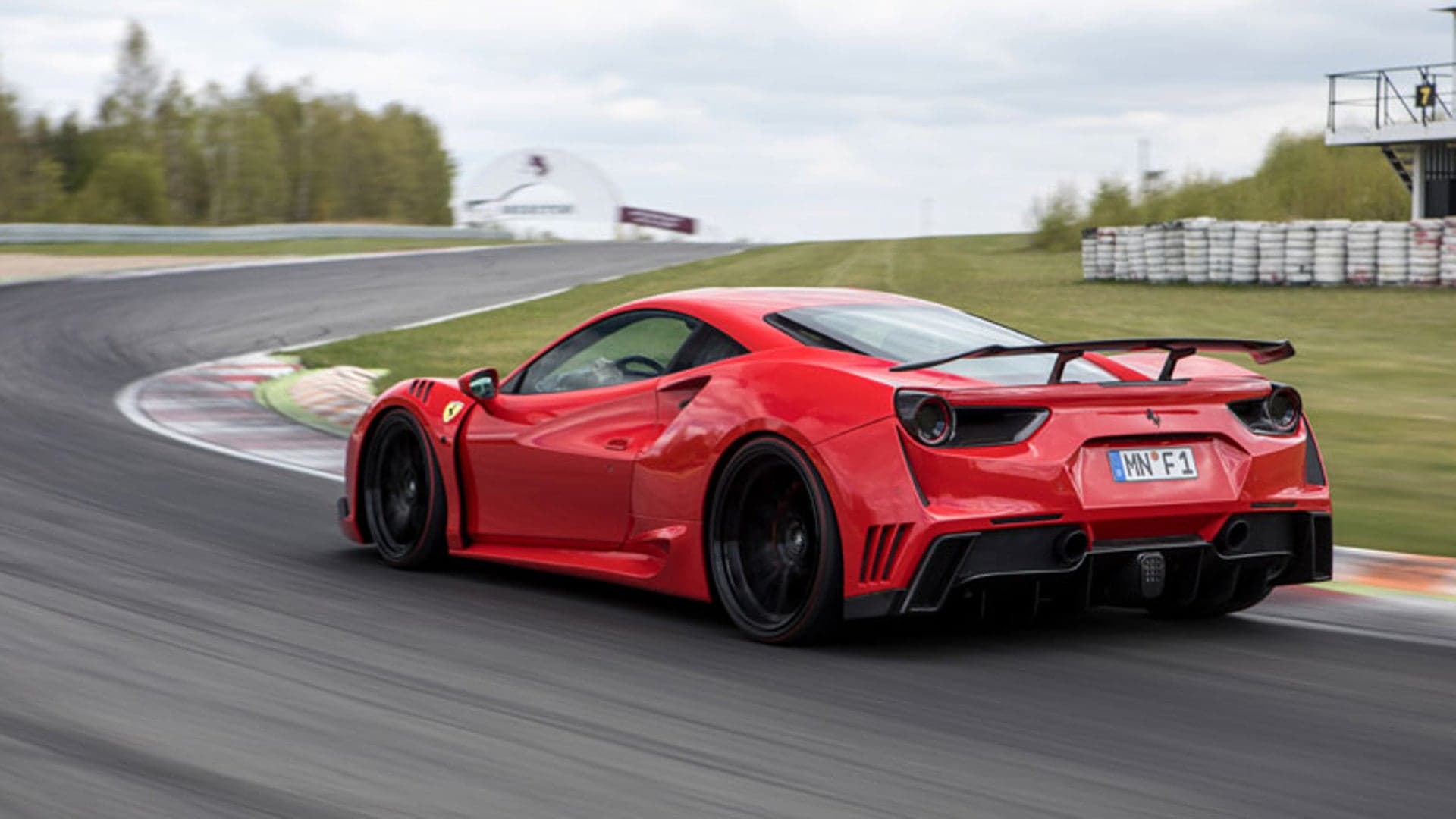 The Novitec N-Largo Is a Widebody Ferrari 488 With Shades of the F40