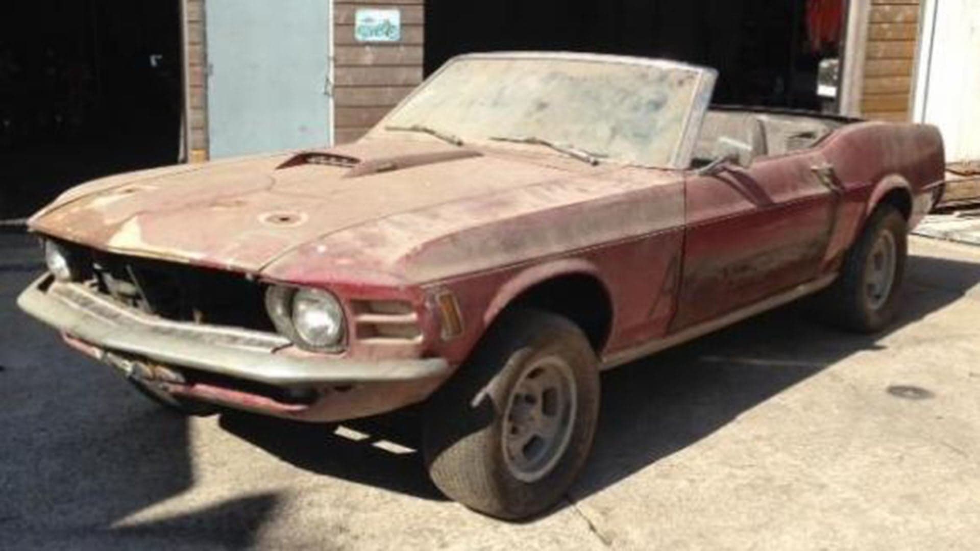 A 1970 AWD Ford Mustang Convertible is the Latest Incredible Barn Find