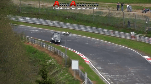 Watch This Honda Civic Type R Roll Over on the Nurburgring