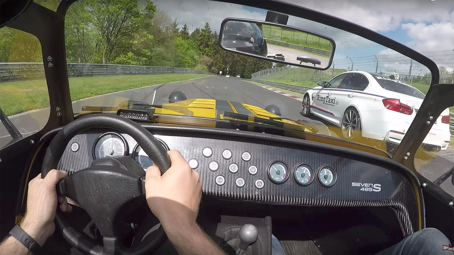 Watch This Caterham 485 S Chase a BMW M3 Around the Nurburgring