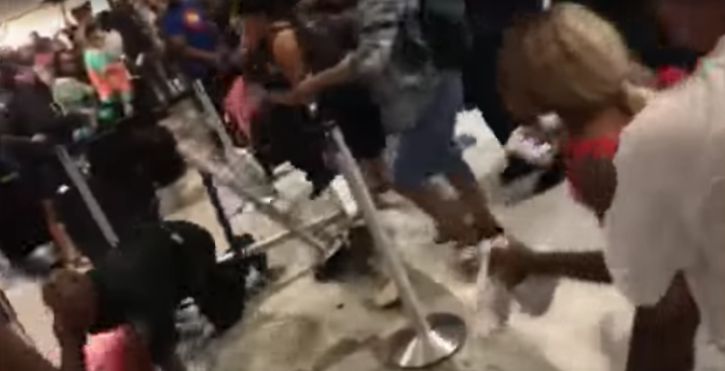 Watch a Brawl Break Out in Florida Airport After Flights Cancelled