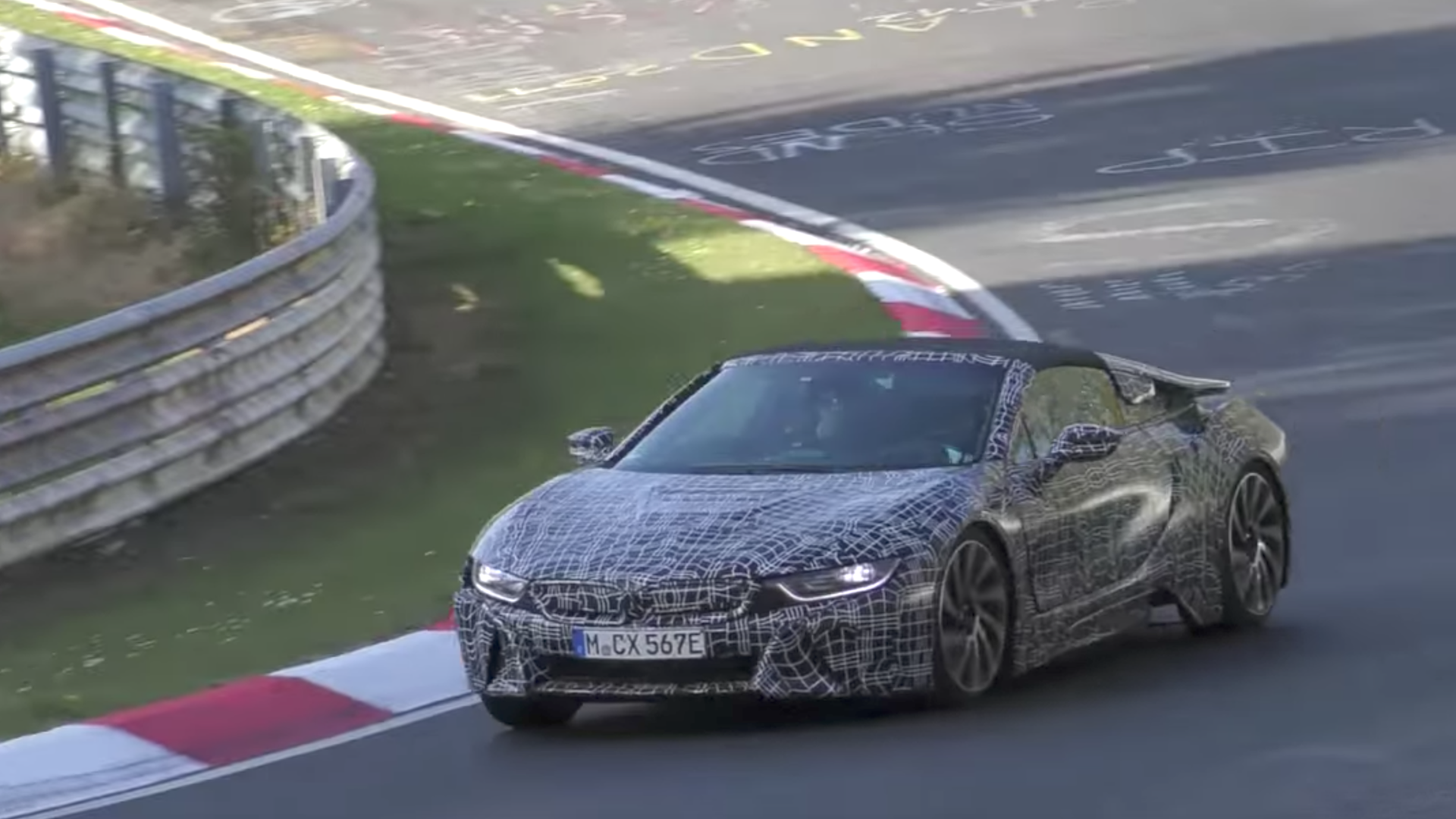 Watch a BMW i8 Spyder Prototype Tackle the Nurburgring