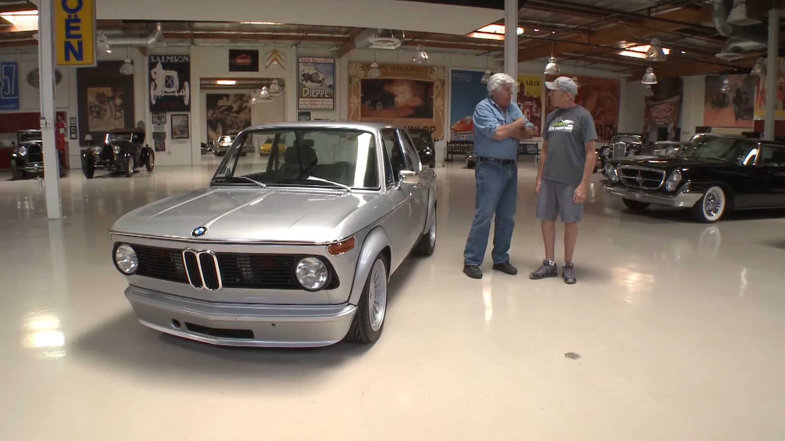 Jay Leno Takes an E30 M3-Swapped BMW 2002 for a Spin in L.A.