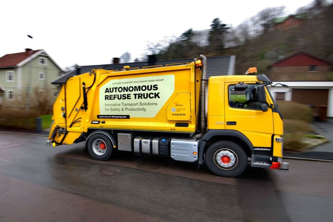 Volvo’s Autonomous Garbage Truck Reports for Duty