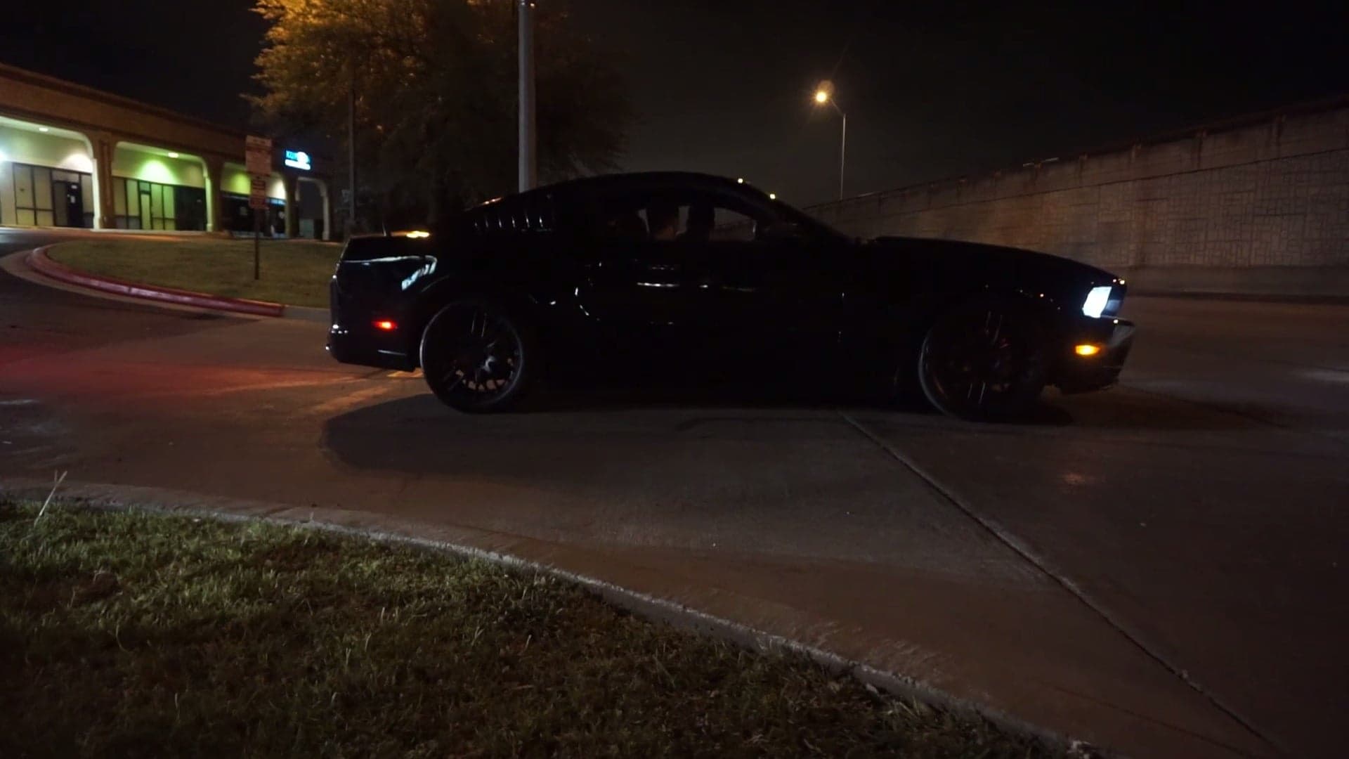 Watch Another Ford Mustang Lose it While Leaving a Show
