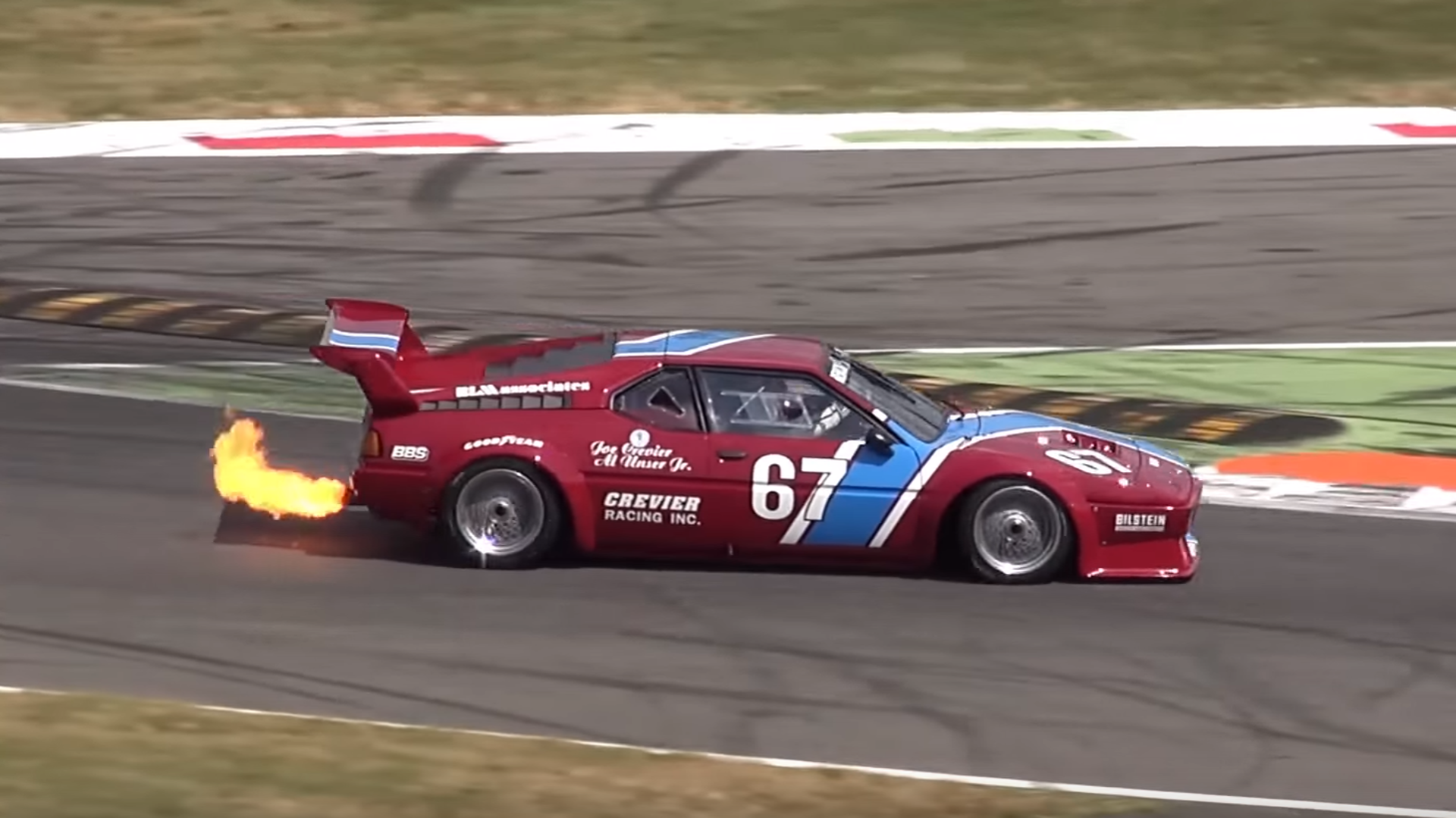 Watch The Flame-Spitting Dance of a 1979 BMW M1 ProCar at Spa