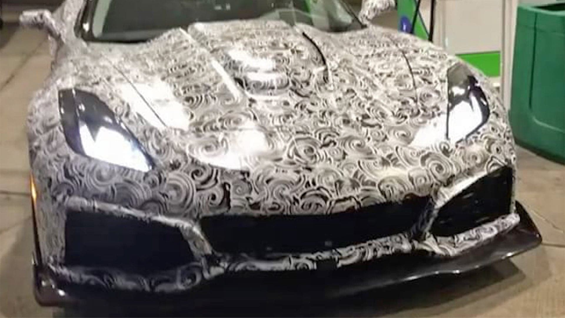 2018 Chevrolet Corvette ZR1 Spotted Hiding Something Huge Under Its Hood