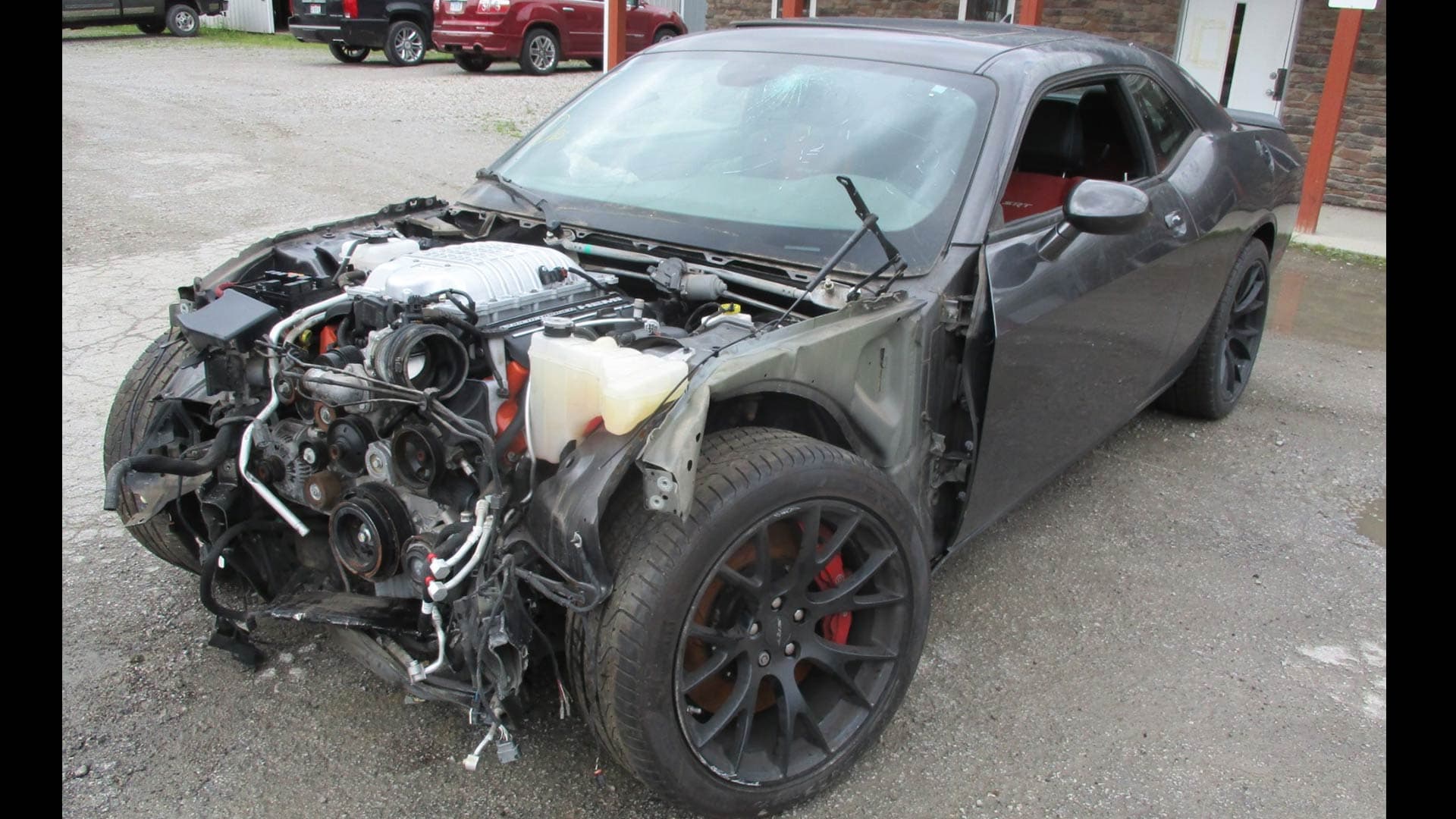 Wrecked Dodge Challenger Hellcats Are the Perfect Donor Cars