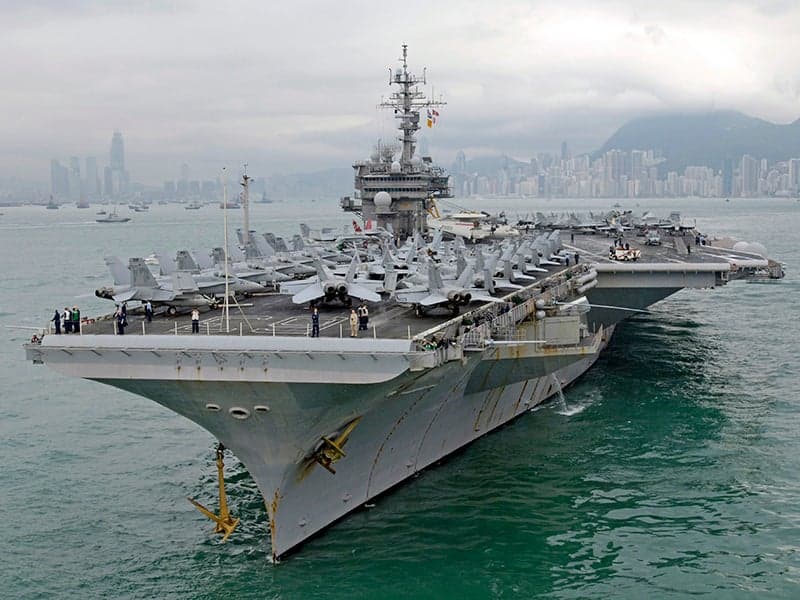 US Navy Looking At Bringing Retired Carrier USS Kitty Hawk Out Of Mothballs