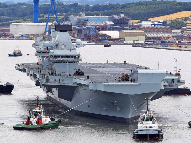 All You Need To Know About The Royal Navy’s New Carrier And Its Maiden Voyage