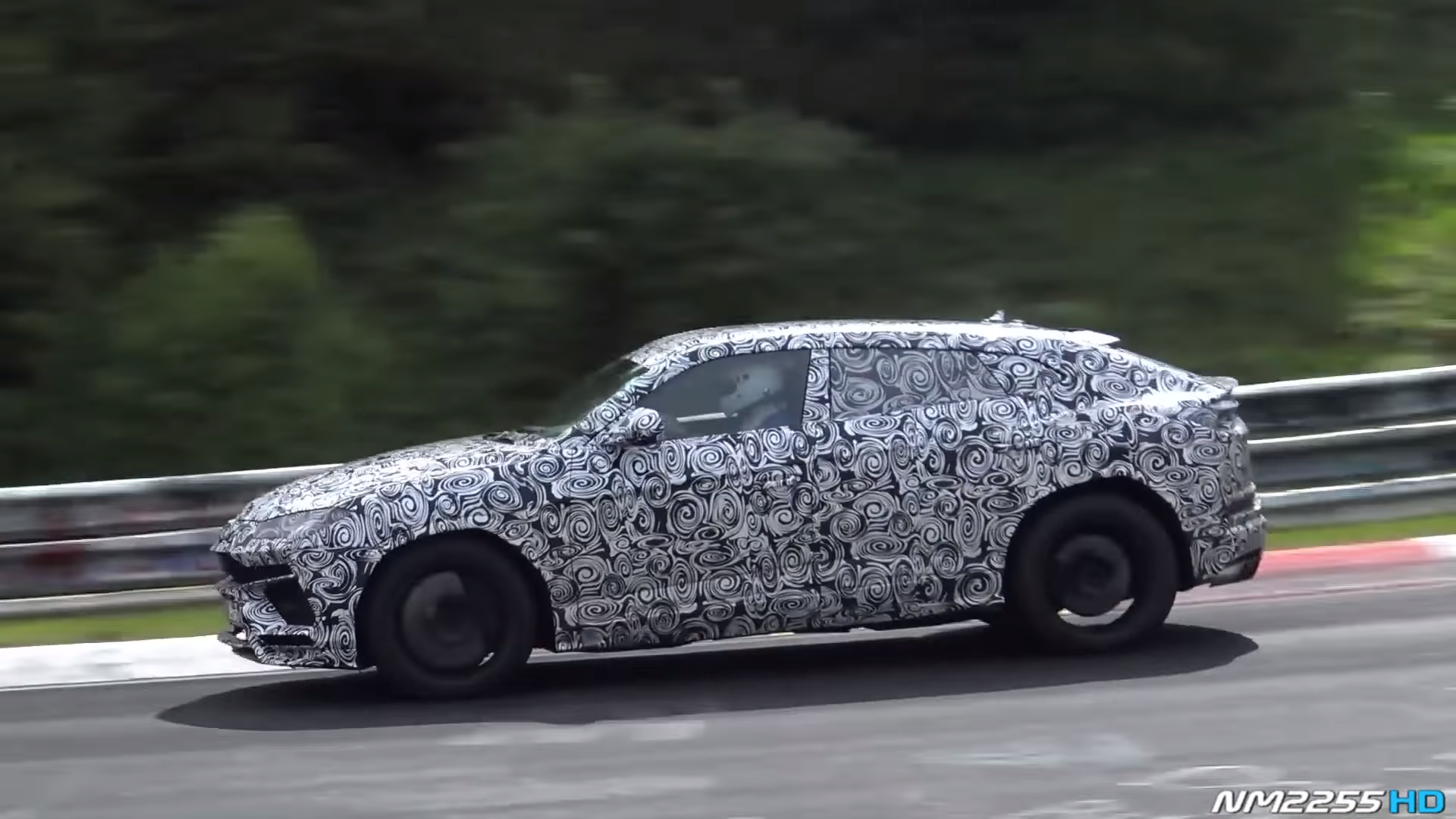 Lamborghini Urus Spotted Testing in Disguise at the Nurburgring