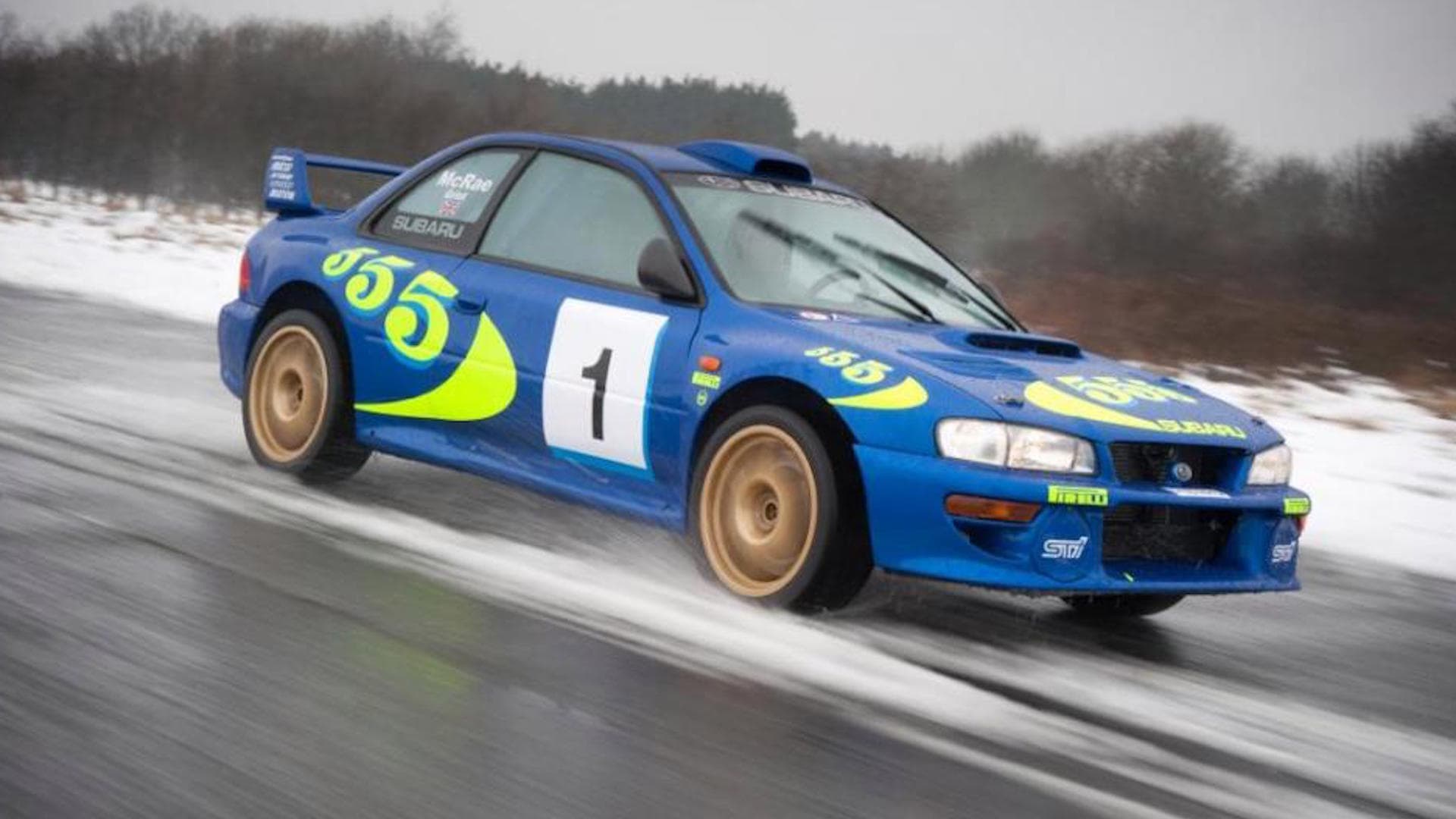 Late Rally Hero Colin McRae’s Subaru Impreza Rally Car Sells for $300,000