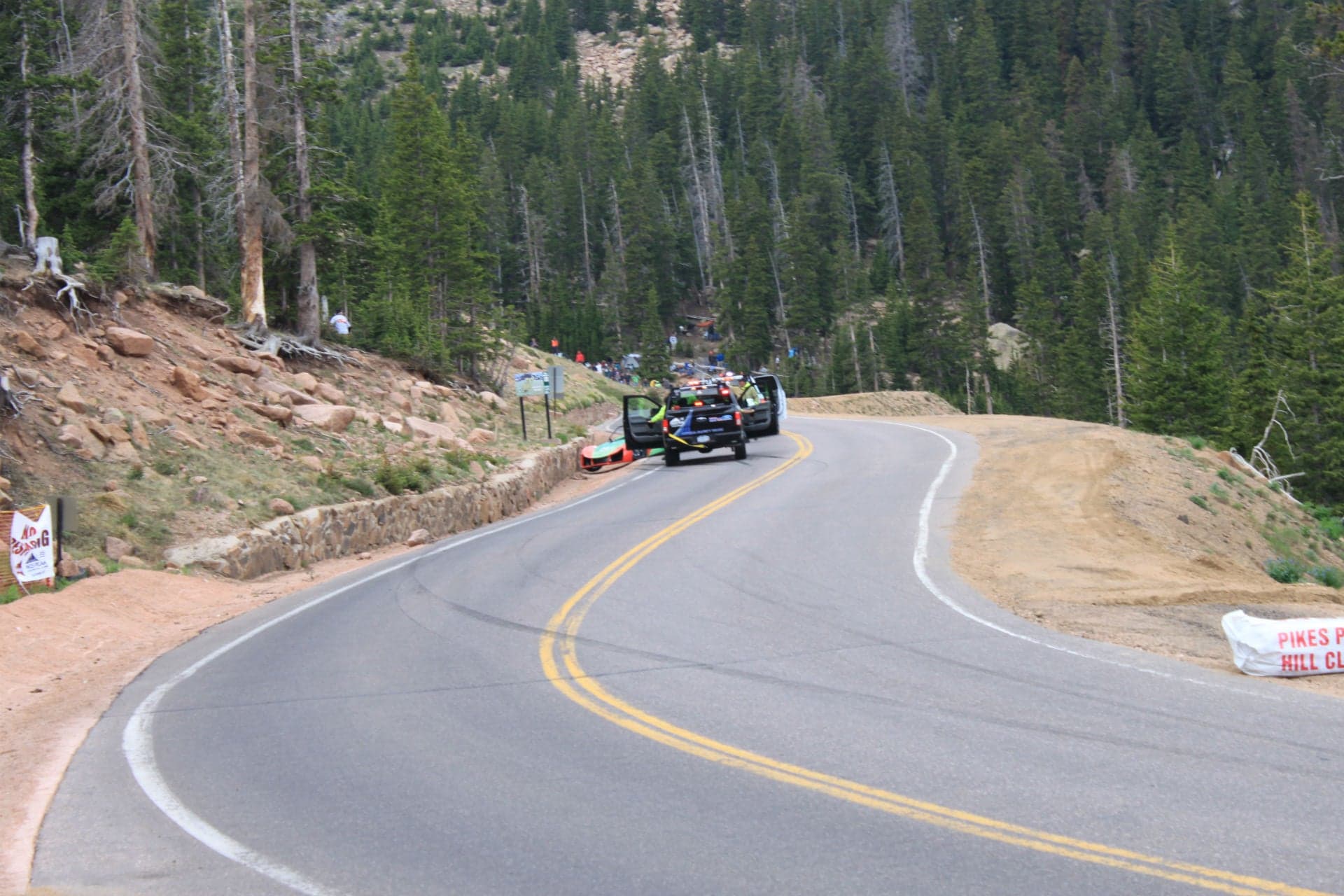 Man Trying to Help Crashed Racer at Pikes Peak Gets Rounded up by Police