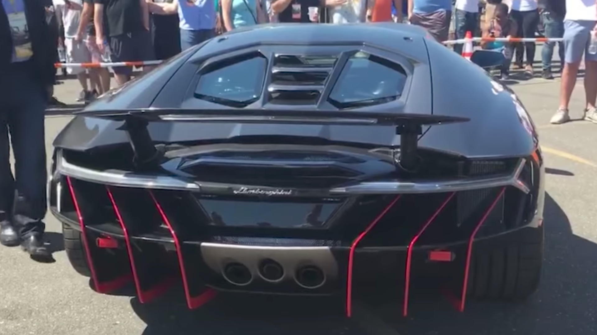 Listen to a $1.9 Million Lamborghini Centenario Rev Off Against a Shelby GT350R