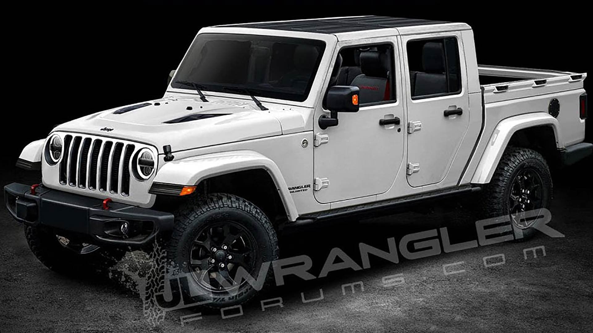 JL Wrangler Forums Releases Renderings of Future Jeep Pickup