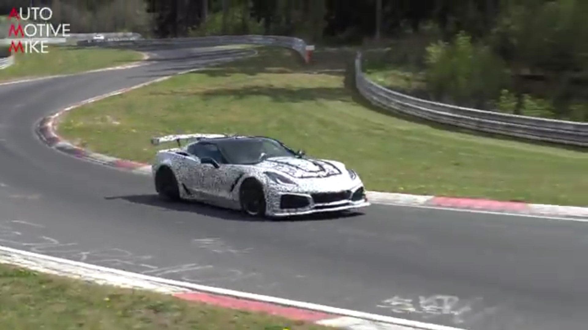 Is This the 2018 Chevy Corvette ZR1 Going for a Nurburgring Lap Record?