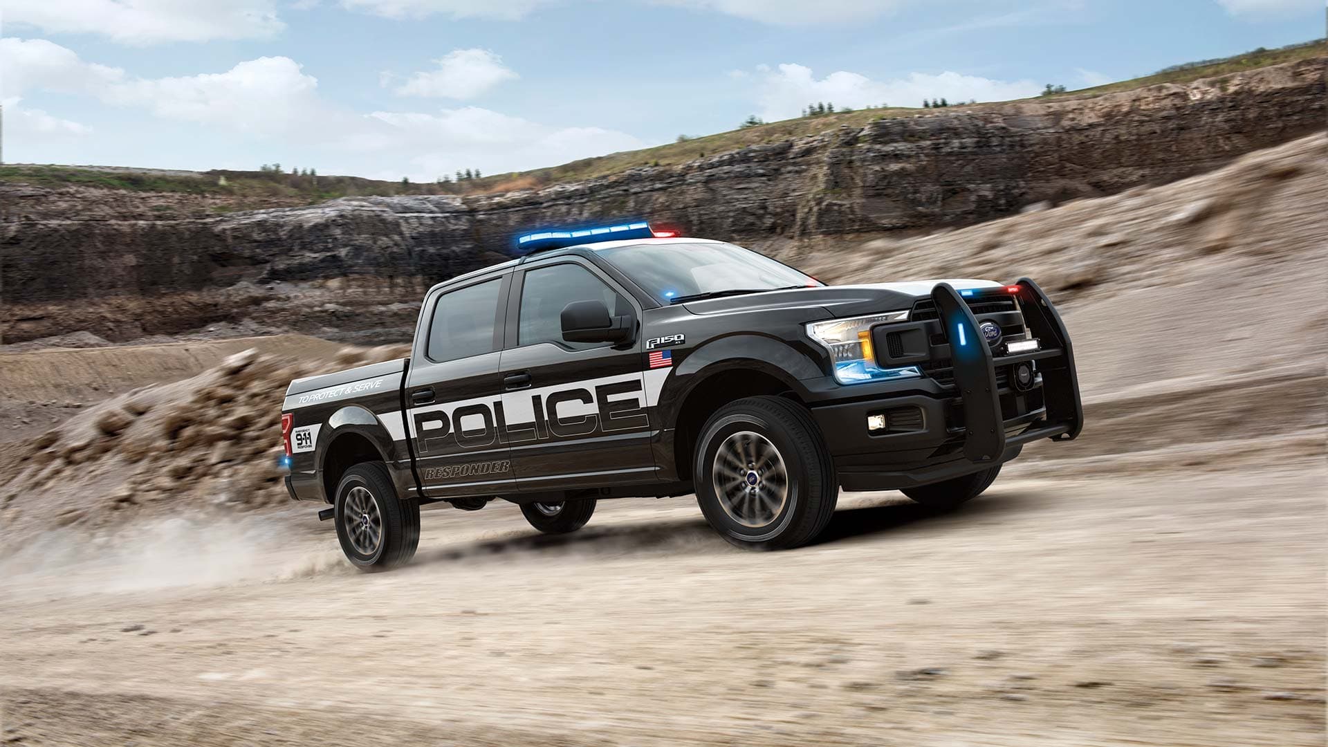 Ford Debuts 375-HP Pursuit-Rated F-150 Police Responder