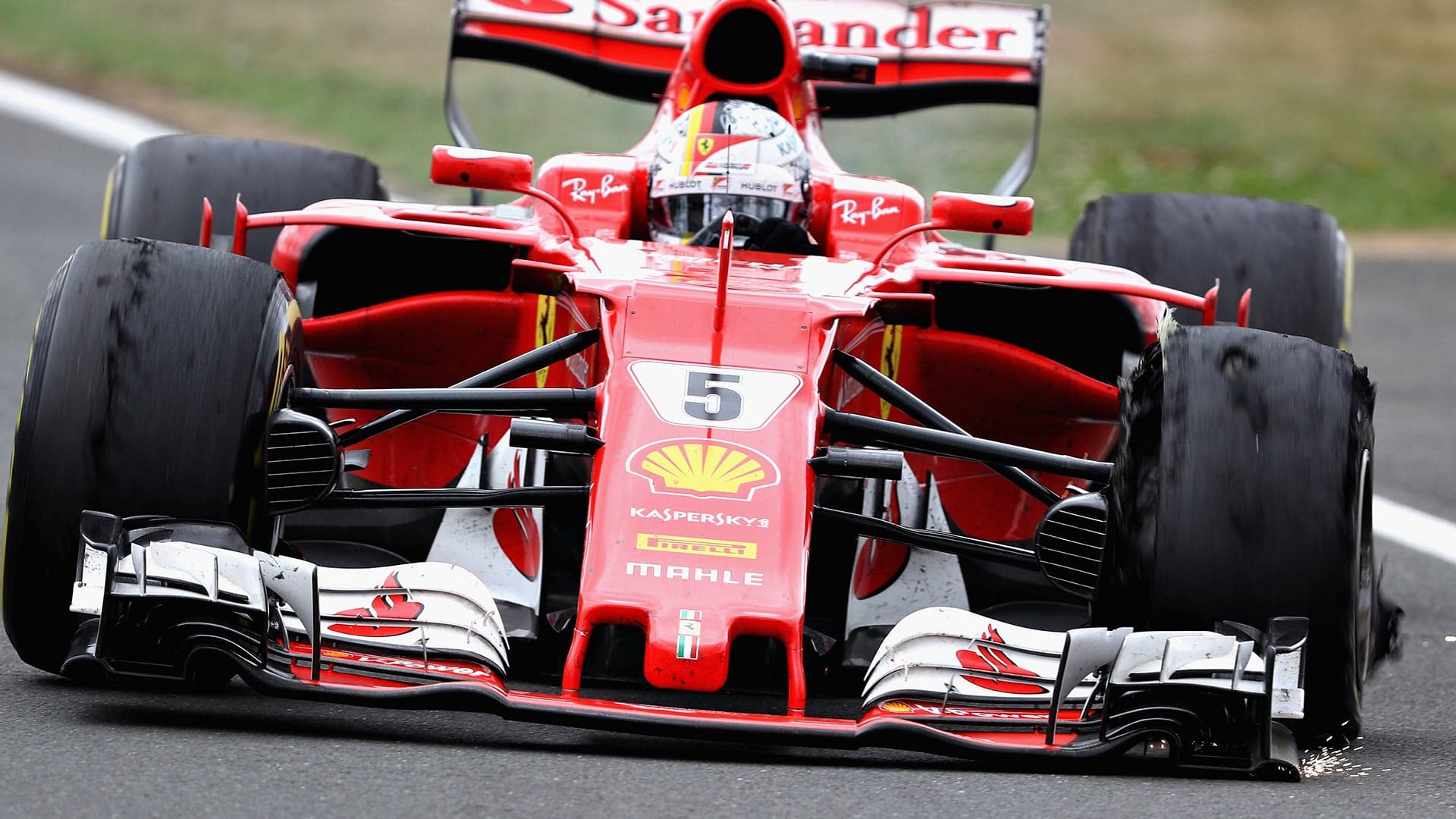 Pirelli Confirms Slow Puncture Was Cause of Vettel’s British Grand Prix Tire Failure