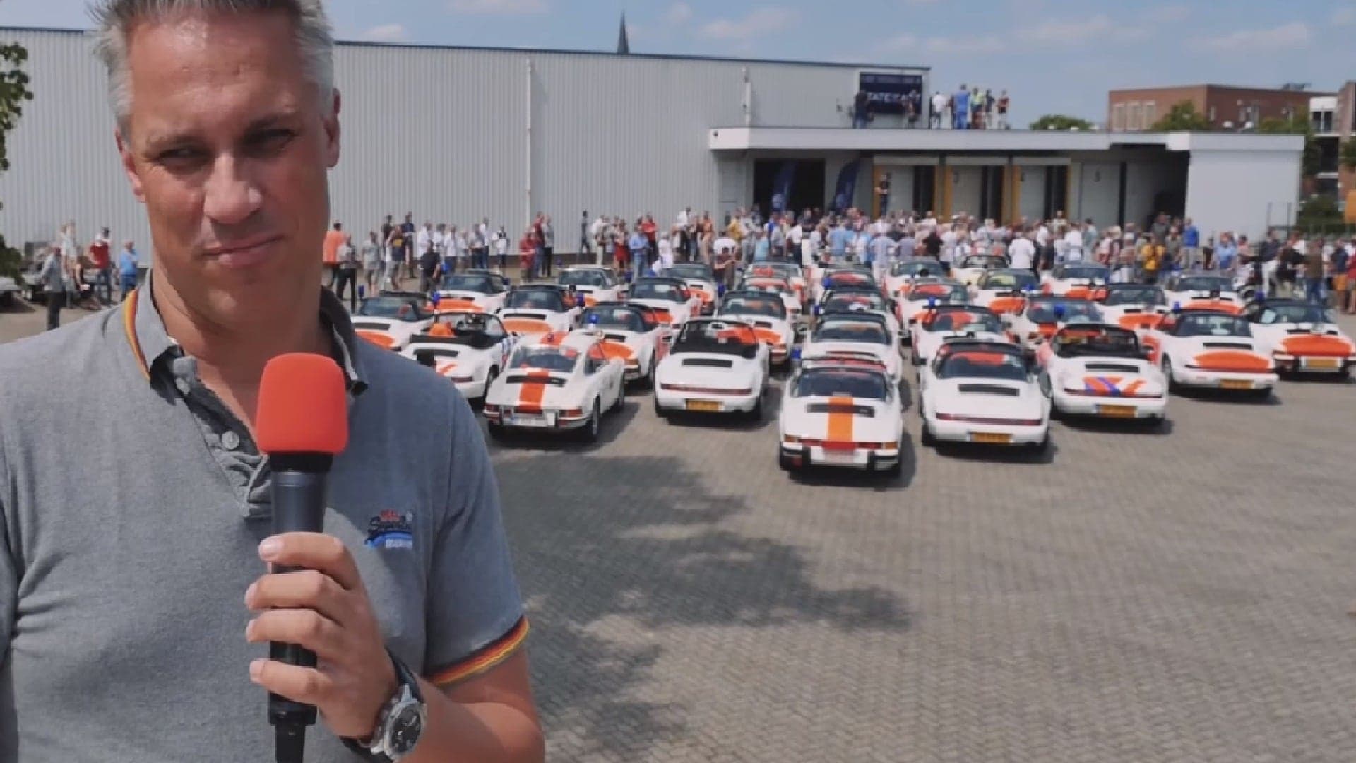 Check Out This Record Setting Gathering Of Dutch Rijkspolitie Porsche Pursuit Cars