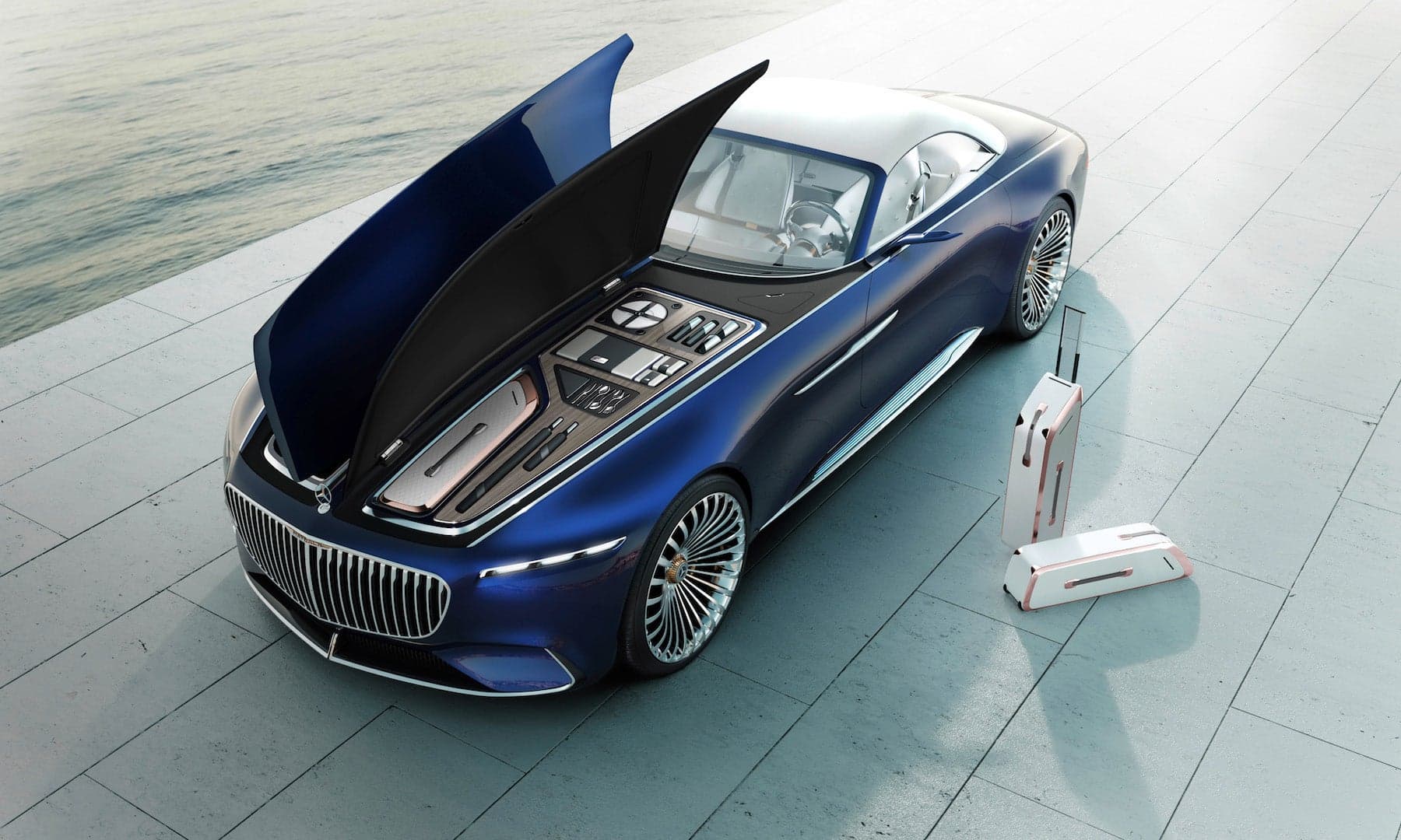 The Vision Mercedes-Maybach 6 Cabriolet Floats Into Pebble Beach