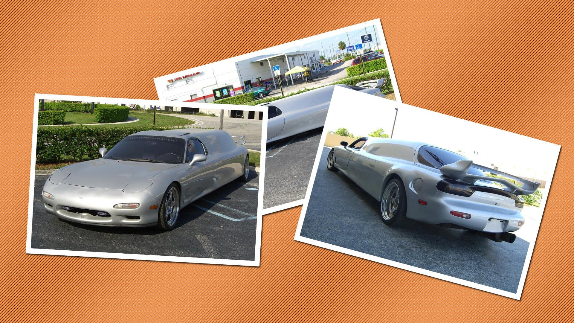 This FD RX-7 is the Limousine Every Car Guy Wants at His Wedding