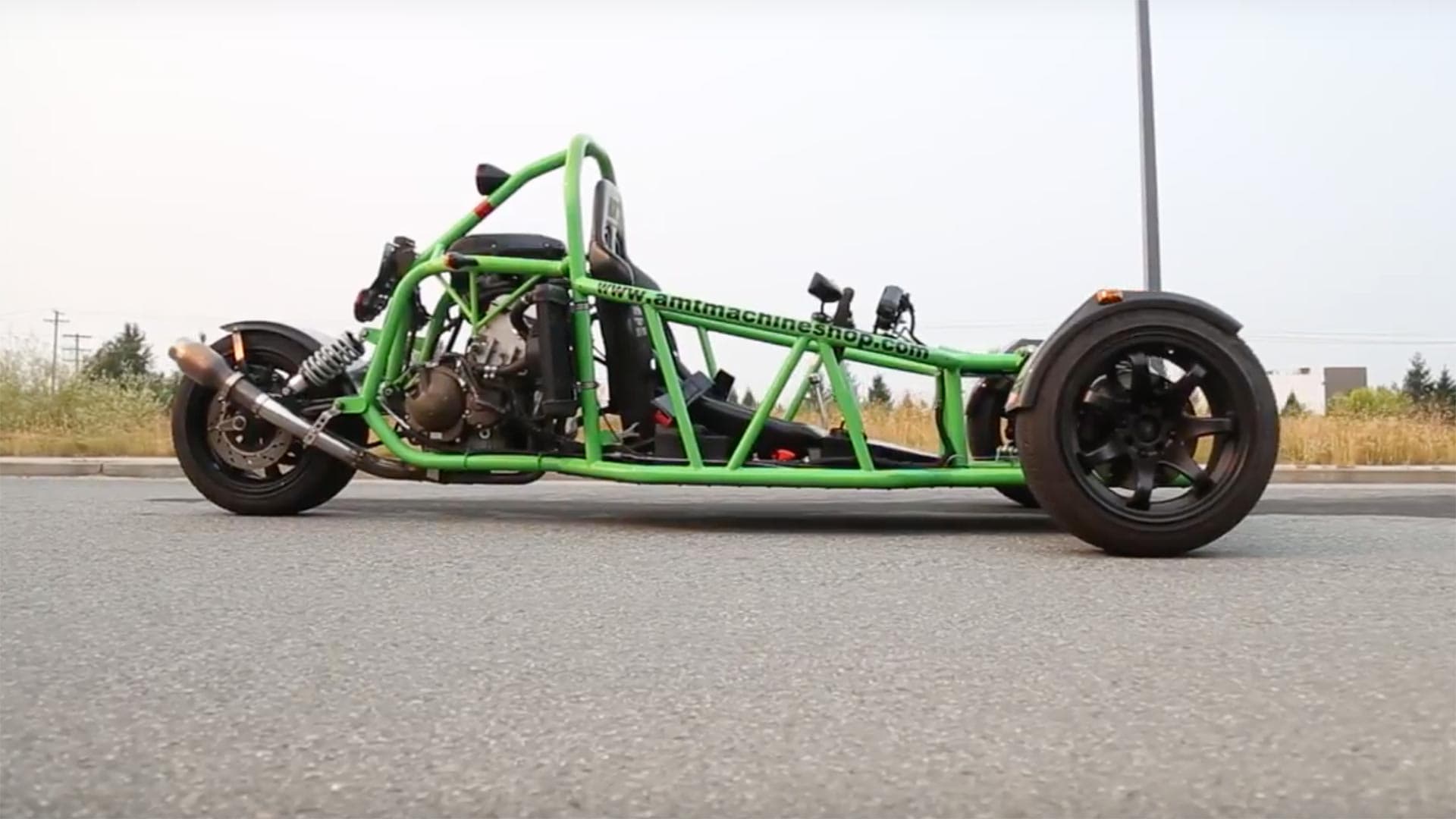 Check Out This Custom Kawasaki Ninja 900R-Powered Trike