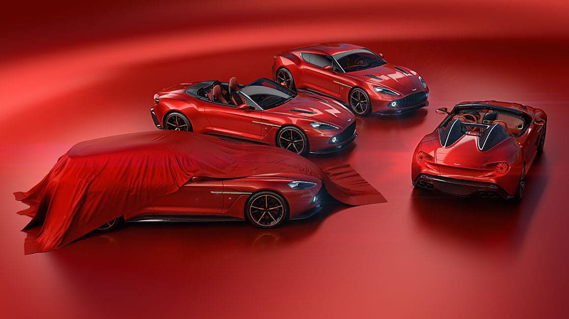 The Ultra-Rare Aston Martin Vanquish Zagato Quartet Is Here