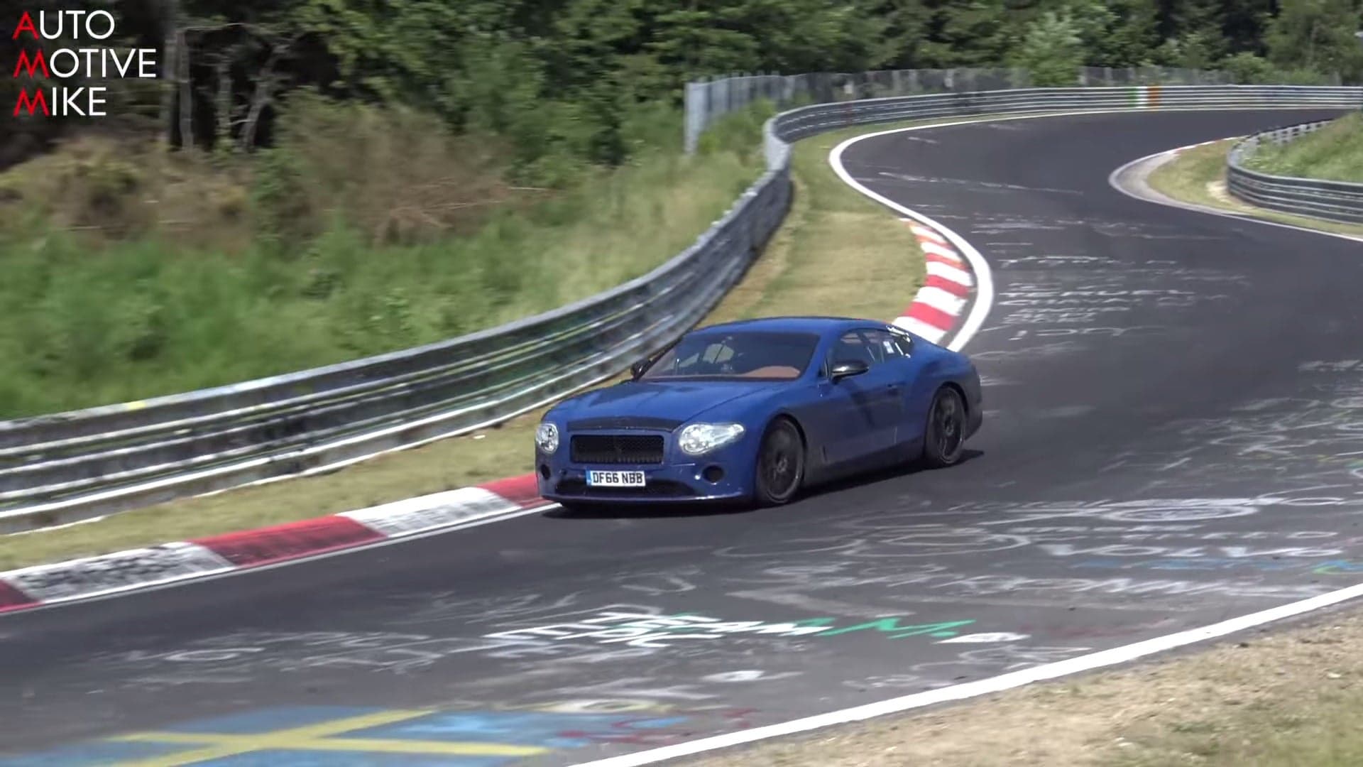 New Bentley Continental GT Spotted Testing on the Nurburgring
