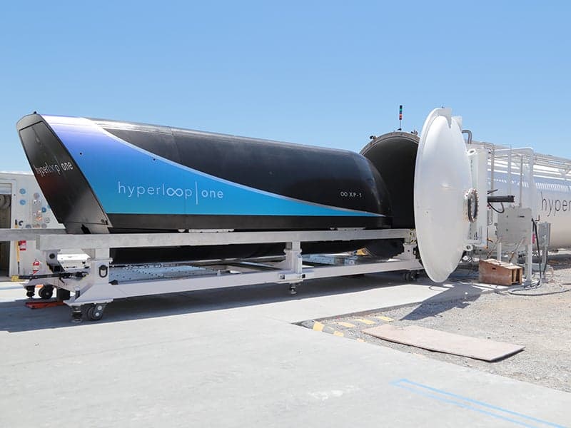 Hyperloop One Prototype Hits 192 MPH in Nevada Test Run