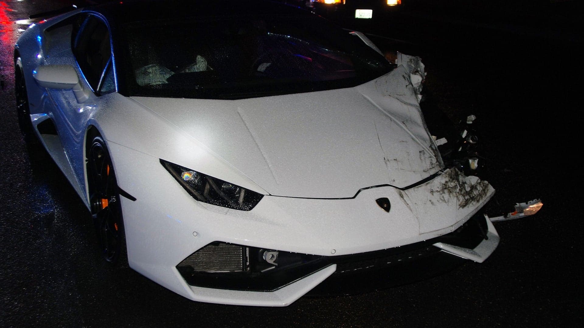 Allegedly Drunken Fool Crashes Rented Lamborghini After Police Chase
