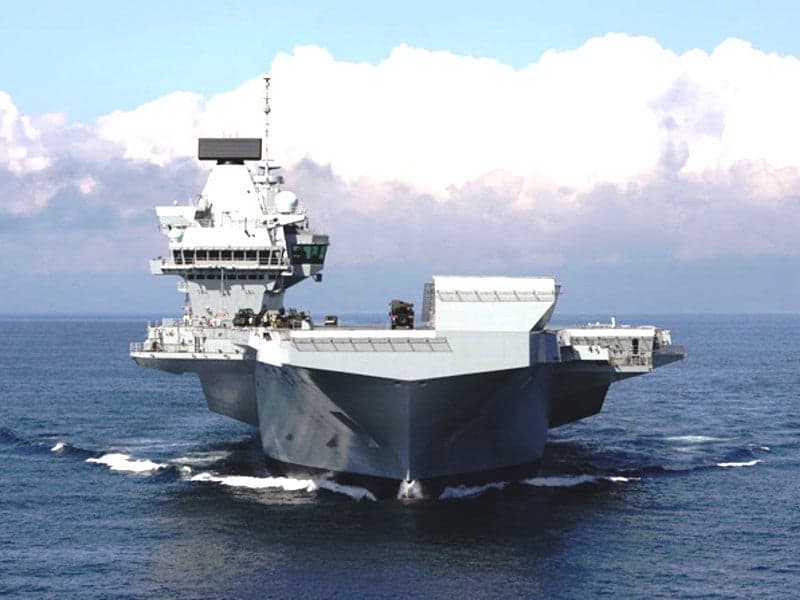 Royal Navy’s New Supercarrier Trains Alongside Its US Counterpart For The First Time