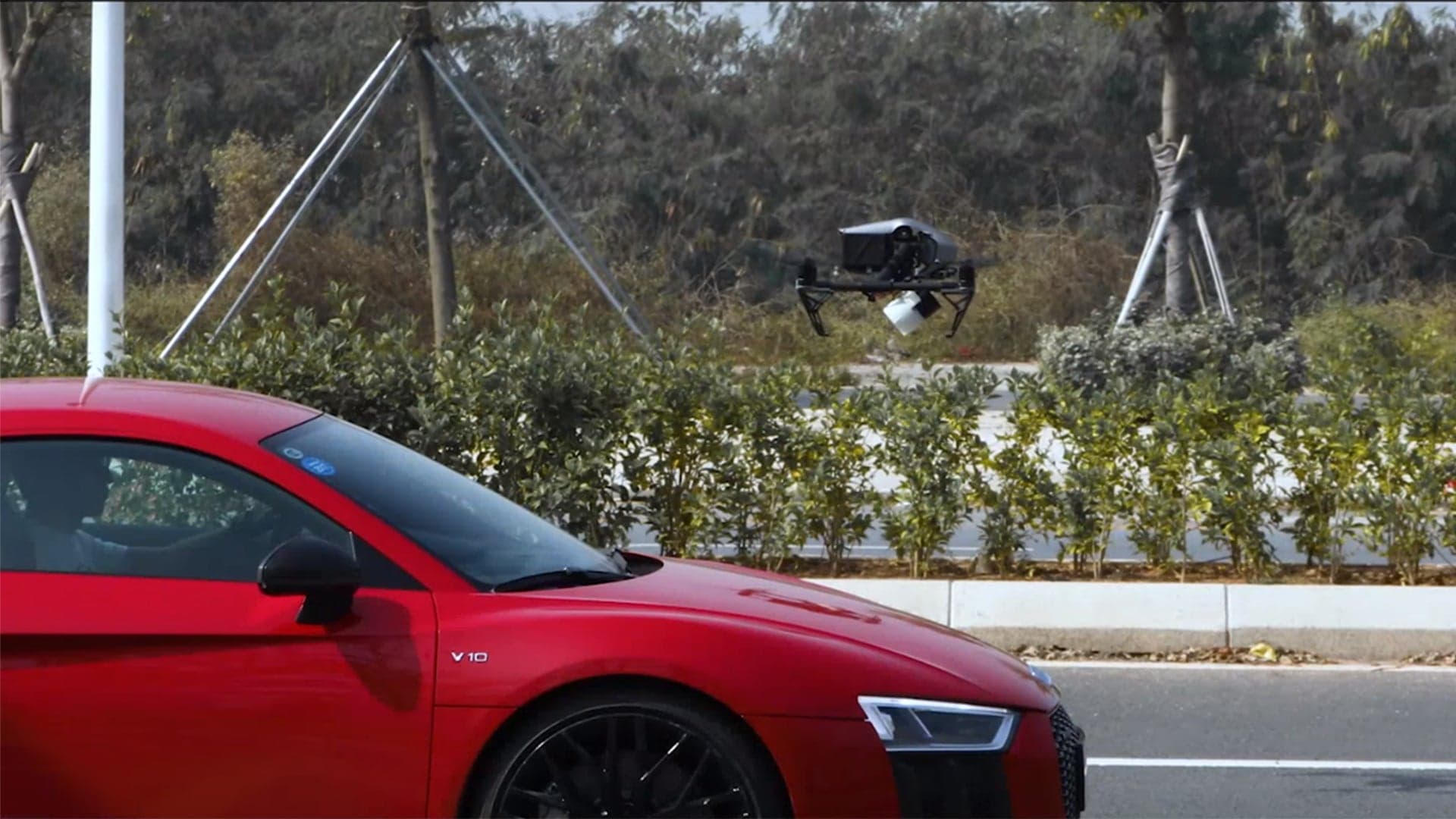 Is This Drone Faster Than an Audi R8?