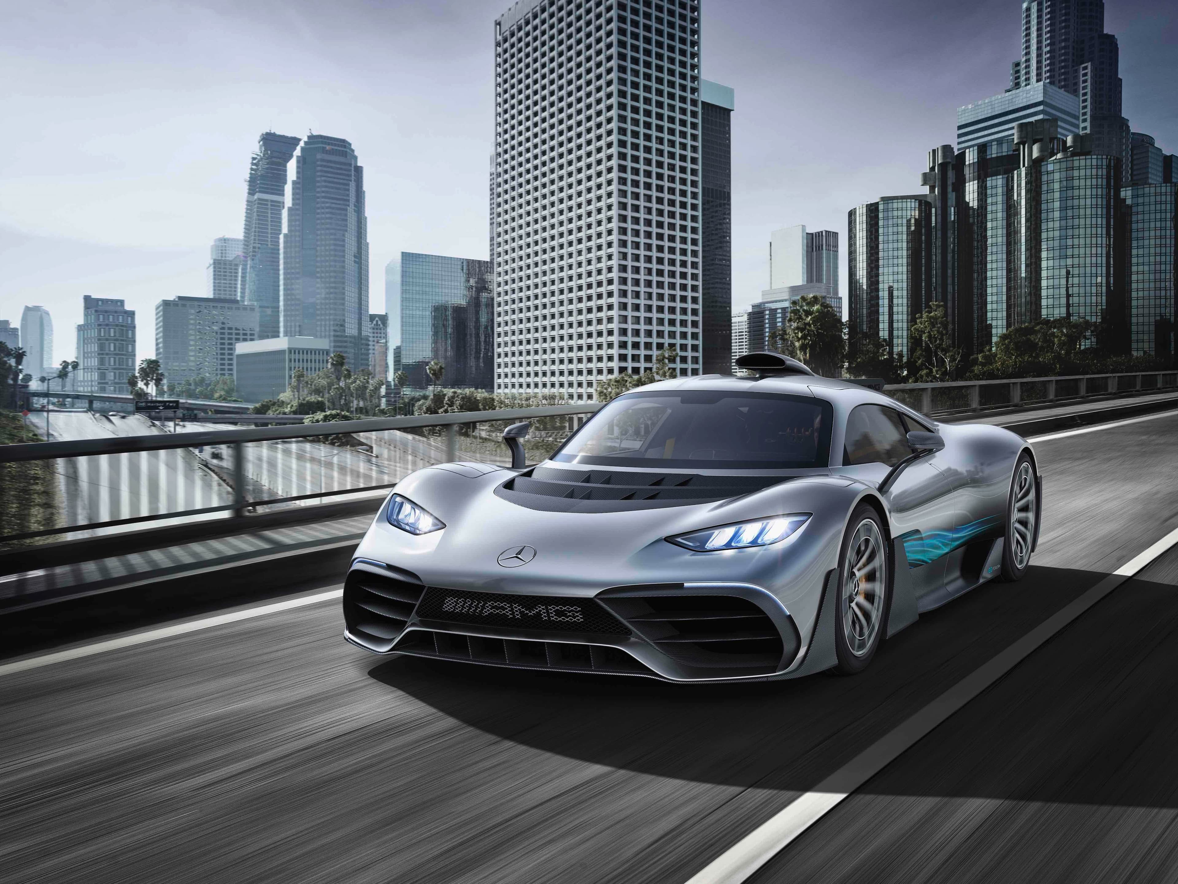 1000-Horsepower Mercedes-AMG Project ONE Hypercar Unveiled