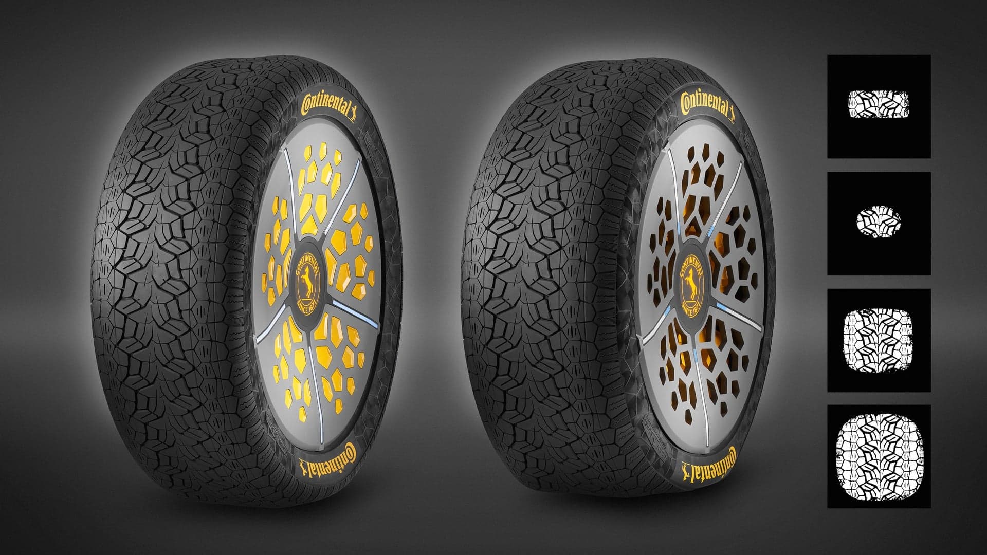 Continental’s Tire Concept Can Adjust Pressure Automatically, Warn Drivers of Damage
