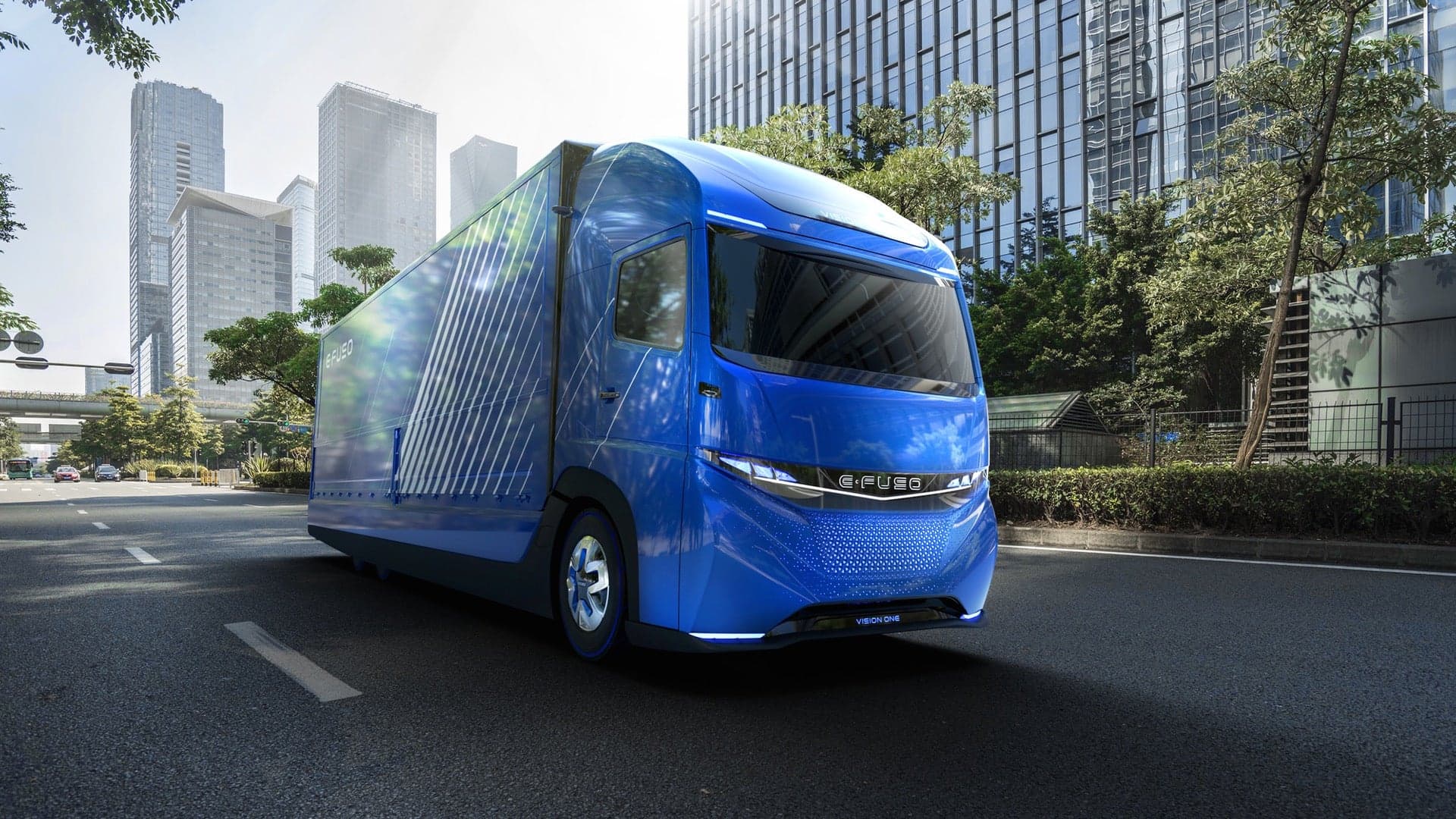 Daimler E-Fuso Vision One Hints at Future Electric Commercial Truck