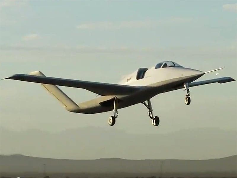 Watch Scaled Composites’ Stealthy New Test Aircraft Takeoff For The First Time