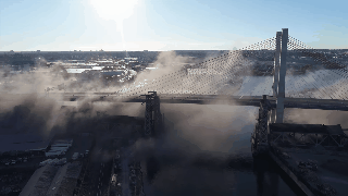 Watch Drone Footage of the Kosciuszko Bridge Demolition