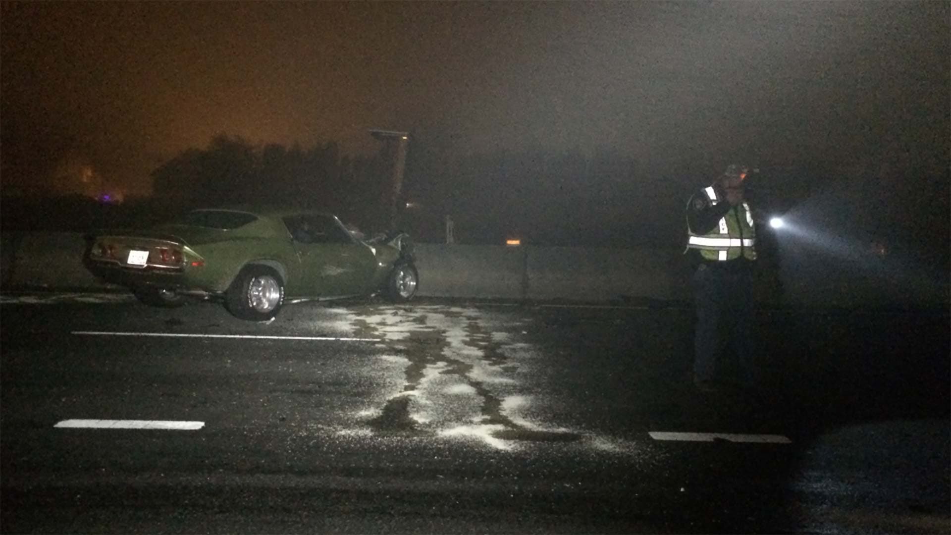 Oregon Couple Crashes Into Each Other, Destroying 1973 Chevy Camaro in the Process